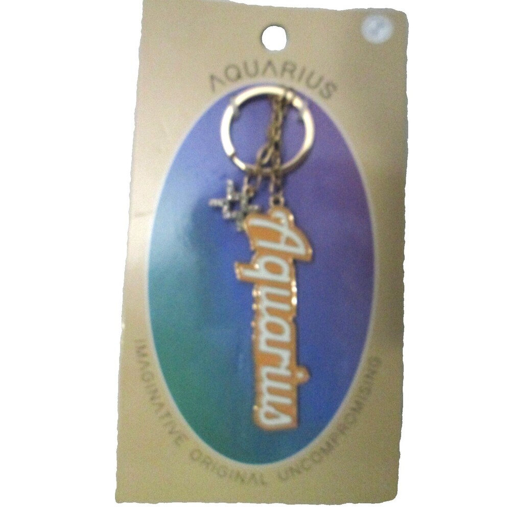 FOREVER 21 AQUARIUS KEYCHAIN